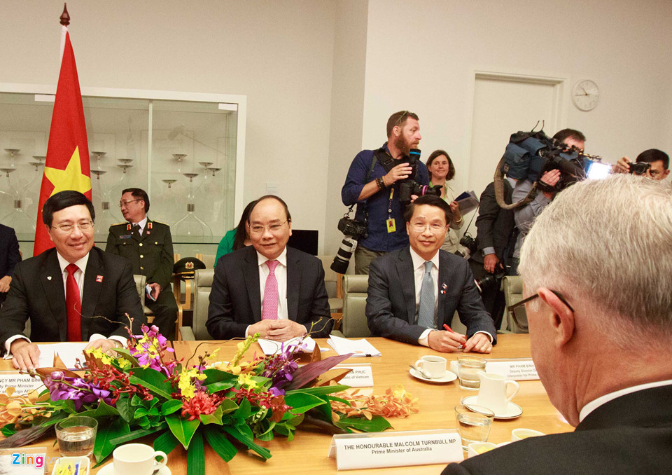 Australia bắn 19 loạt đại bác chào mừng Thủ tướng Nguyễn Xuân Phúc